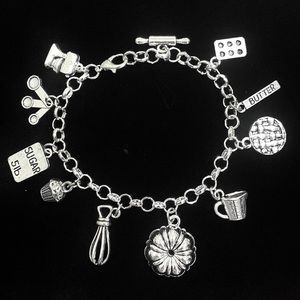 Baker Charm Bracelet Love To Bake Cook Chef